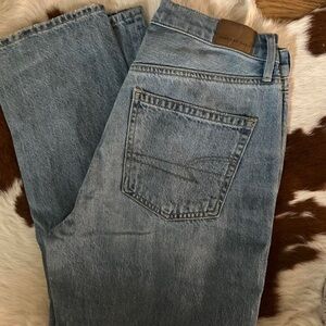 American Eagle Outfitters Men's Light Blue Straight Jeans